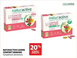Auchan Naturactive gamme confort urinaire offre