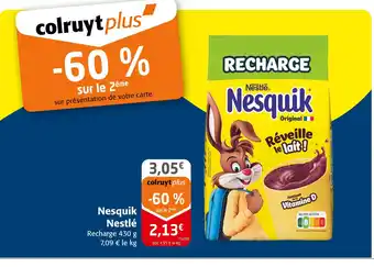 Colruyt Nestlé Nesquik offre