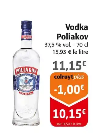 Colruyt Poliakov Vodka offre