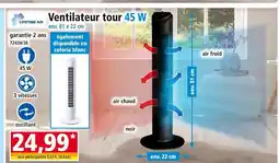 Norma LIFETIME AIR Ventilateur tour 45 W offre