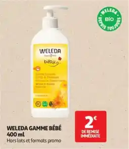 Auchan Weleda gamme bébé offre