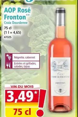 Norma Aop rosé fronton croix dourdenne offre