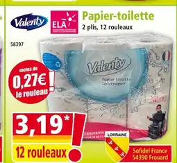 Norma VALENTY Papier-toilette offre