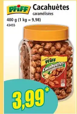 Norma PFIFF Cacahuètes caramélisées offre
