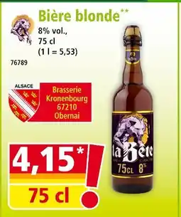 Norma KRONENBOURG Bière blonde offre