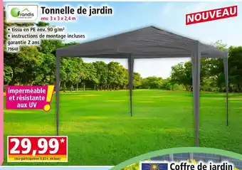 Norma FRANDIS Tonnelle de jardin offre