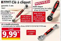 Norma KRAFT WERKZEUGE Clé à cliquet offre