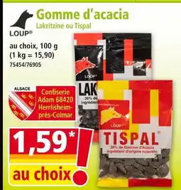 Norma LOUP Gomme d'acacia offre