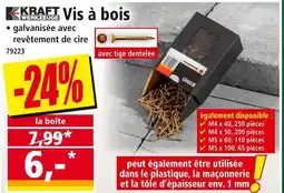 Norma KRAFT WERKZEUGE Vis à bois offre