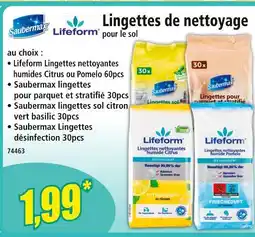 Norma SAUBERMAX Lingettes de nettoyage pour le sol offre