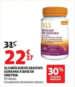 Auchan Xls brûleur de graisses guarana à base de sinetrol offre