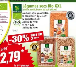 Norma BIO SONNE Légumes secs Bio XXL offre