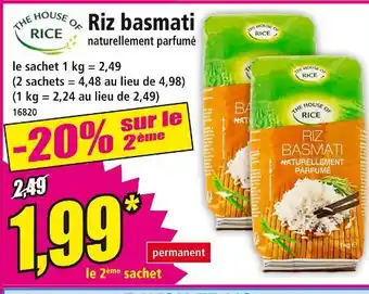 Norma THE HOUSE OF RICE Riz basmati offre