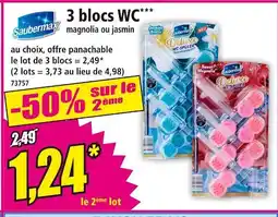 Norma SAUBERMAX 3 blocs WC offre