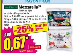 Norma VILLA GUSTO Mozzarella offre