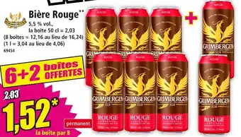 Norma GRIMBERGEN Bière rouge offre