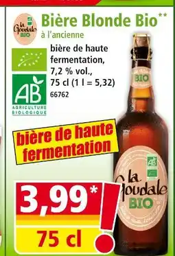 Norma LA GOUDALE Bière blonde bio offre