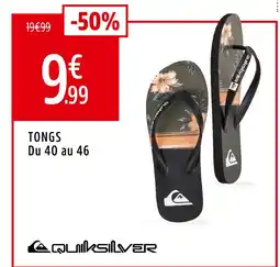 Intersport Quiksilver Tongs offre