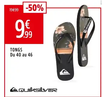 Intersport Quiksilver Tongs offre