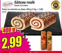 Norma Gâteau roulé fourré à la crème offre