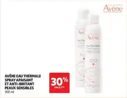 Auchan Avène eau thermale spray apaisant et anti-irritant peaux sensibles offre
