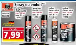 Norma MR. HELPER Spray ou enduit offre