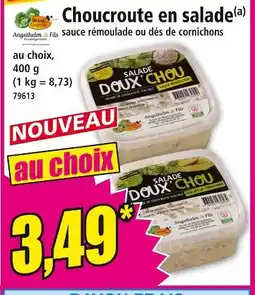 Norma ANGSTHEIN & FILS Choucroute en salade offre