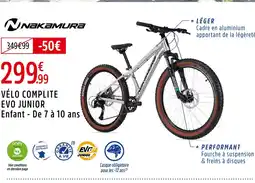 Intersport Nakamura Vélo Complite Evo Junior offre