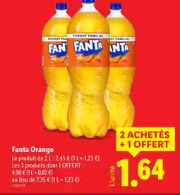Lidl Fanta Fanta Orange offre
