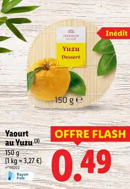 Lidl Vitasia Yaourt au Yuzu offre