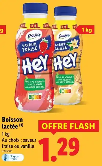 Lidl Envia Boisson lactée offre