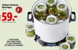 Lidl Cuiseur à bocaux électrique offre