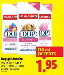 Lidl DOP Dop gel douche offre