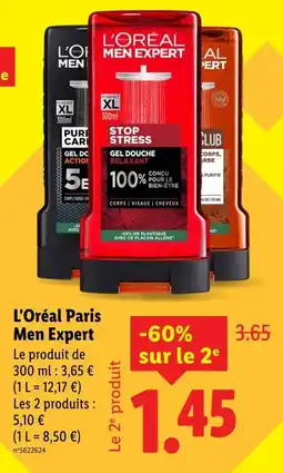 Lidl L'Oréal Paris Men Expert offre