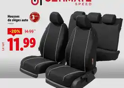 Lidl Ultimate Speed Housses de sièges auto offre