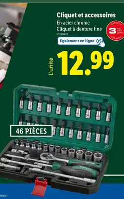 Lidl Parkside Cliquet et accessoires offre