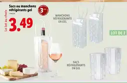 Lidl Sacs réfrigérants en gel offre