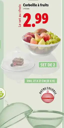 Lidl Livarno home Corbeille à fruits offre