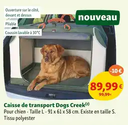 Maxi Zoo DOGS CREEK Caisse de transport offre