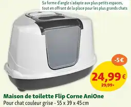 Maxi Zoo AniOne Maison de toilette Flip Corne offre