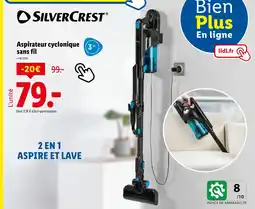 Lidl SilverCrest Aspirateur cyclonique sans fil offre