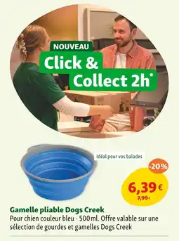 Maxi Zoo Dogs Creek Gamelle pliable offre
