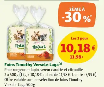 Maxi Zoo Versele-Laga Foins Timothy offre