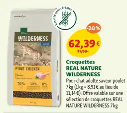 Maxi Zoo WILDERNESS Croquettes REAL NATURE offre