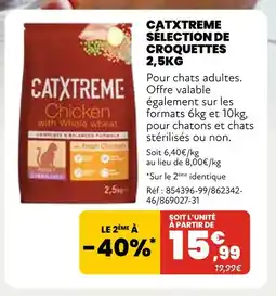 Animalis CATXTREME Sélection de croquettes 2,5kg offre
