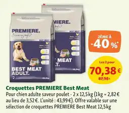 Maxi Zoo PREMIERE Croquettes best meat offre