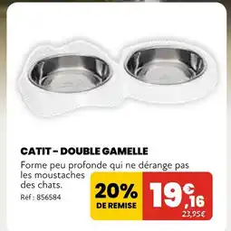 Animalis Catit Double gamelle offre