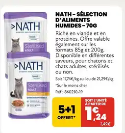 Animalis Nath Sélection d’aliments humides offre