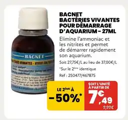 Animalis Bacnet Bactéries vivantes pour démarrage d’aquarium – 27ml offre