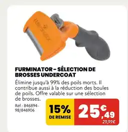 Animalis FURMINATOR Sélection de brosses undercoat offre